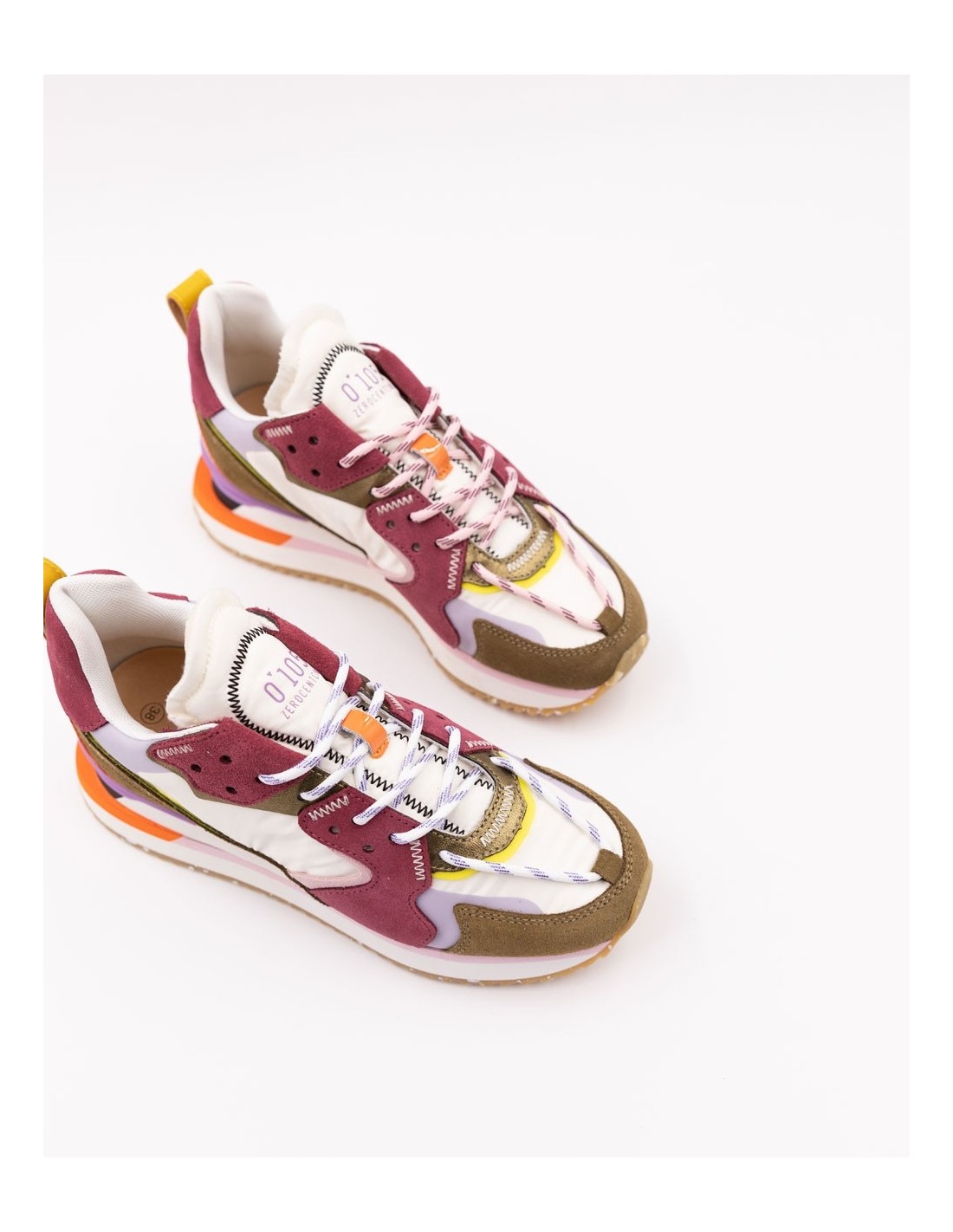 0-105 Baskets de ville femme treck up forest multicolor