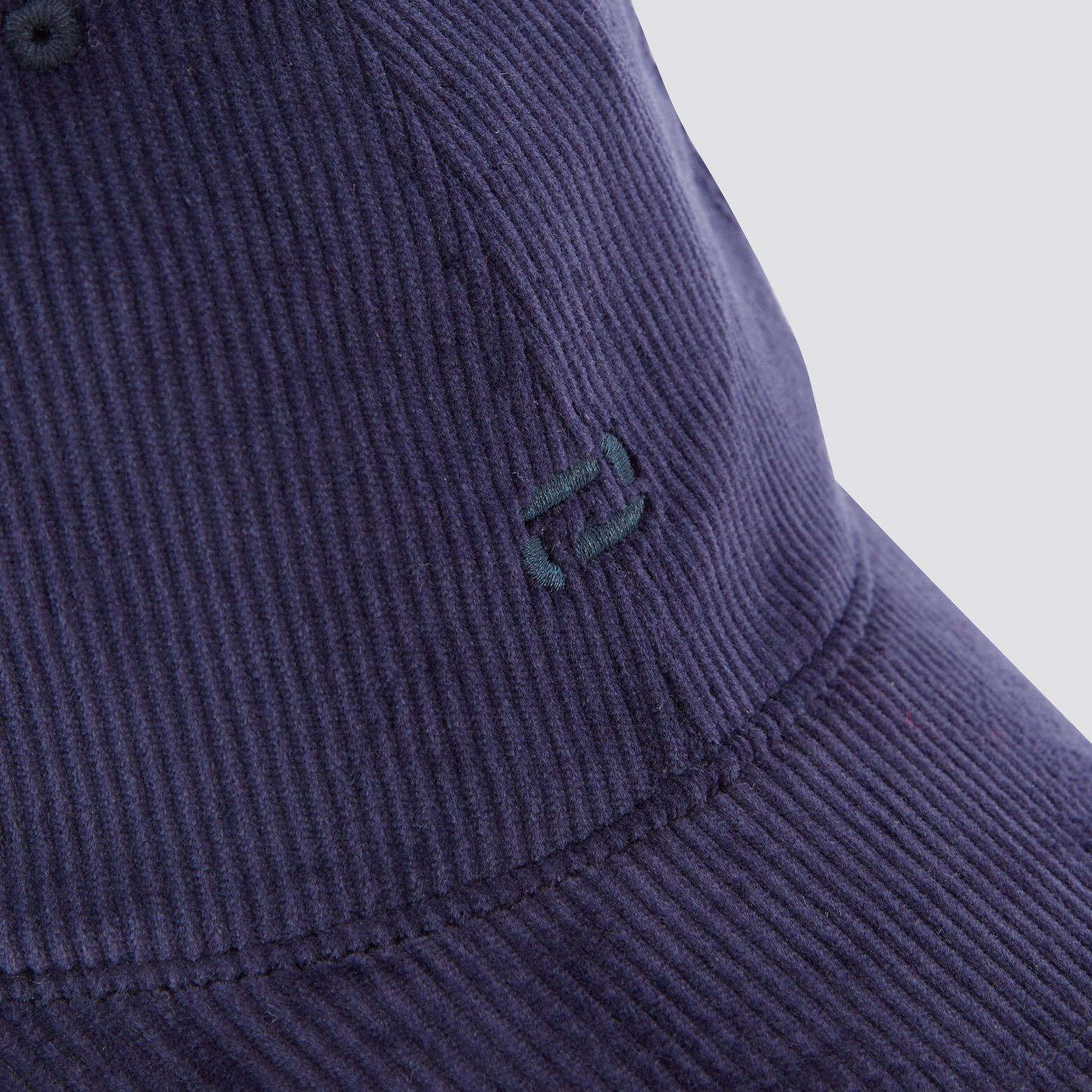 Casquette en velours Bleu foncé