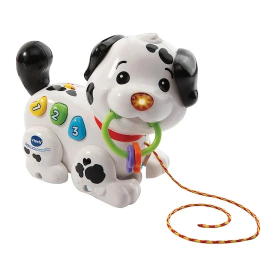 Chien interactif à tirer 1, 2, 3 p'tit dalmatien   Blanc        de               Vtech