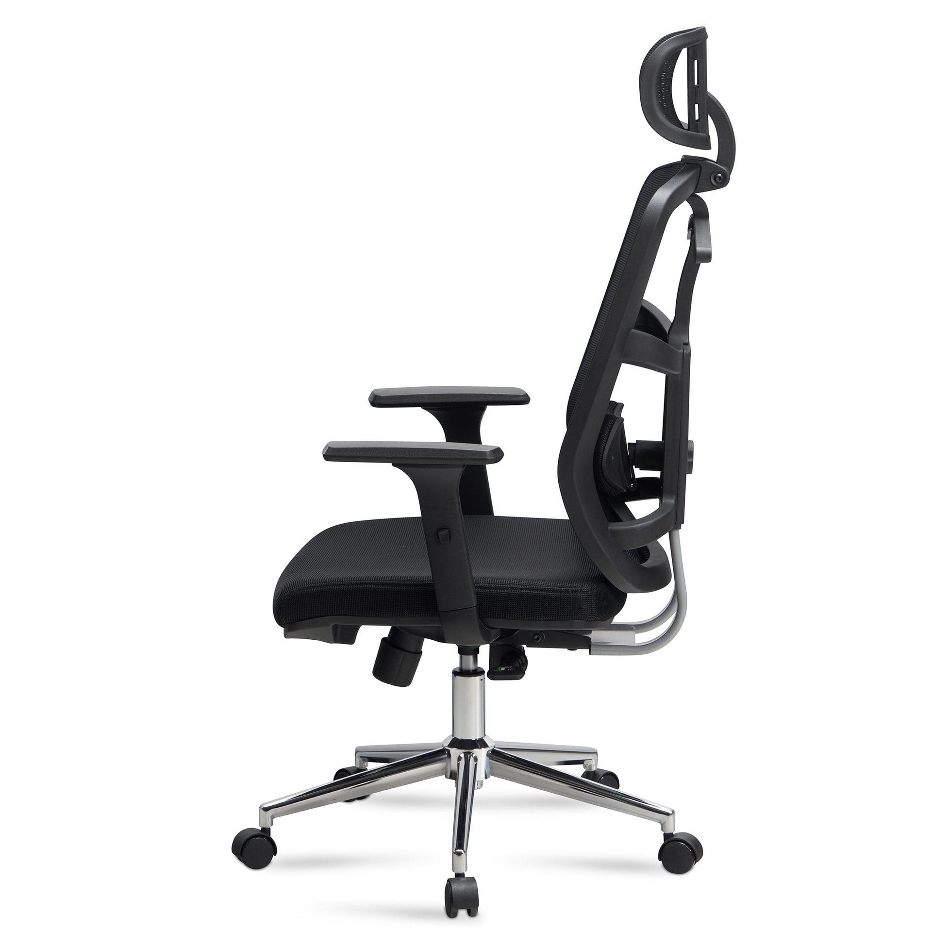 Bürostuhl 68x130x68 cm Stoff schwarz