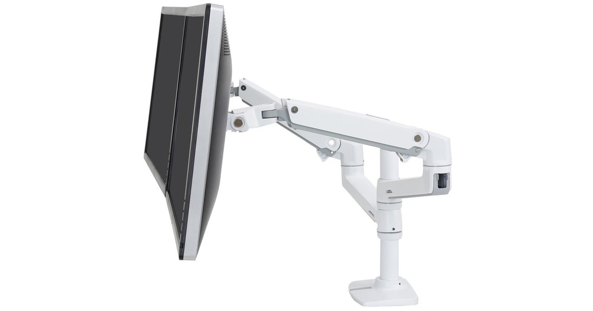 ErgotronLX Dual Side-by-Side monitorarm  (Wit)