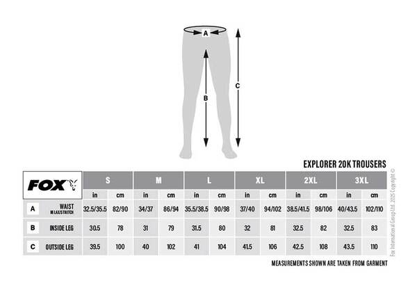 Pantalon Imperméable Explorer 20K Fox
