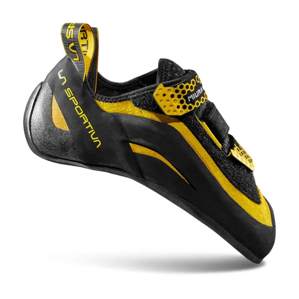 La Sportiva MIURA VS - Chaussons d'escalade Homme black/yellow