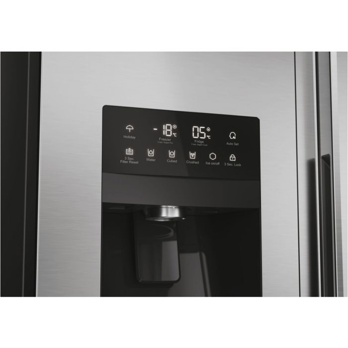 Haier Side-by-Side 90 SERIE 5 HSR5918DIMP Platinum Inox - Interner Wassertank