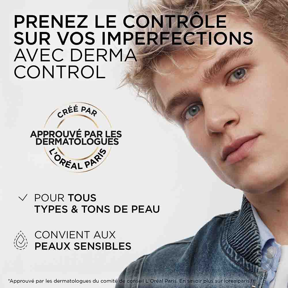 Men Expert Derma Control Gel Moussant Purifiant Anti-Imperfections Acide Salicylique