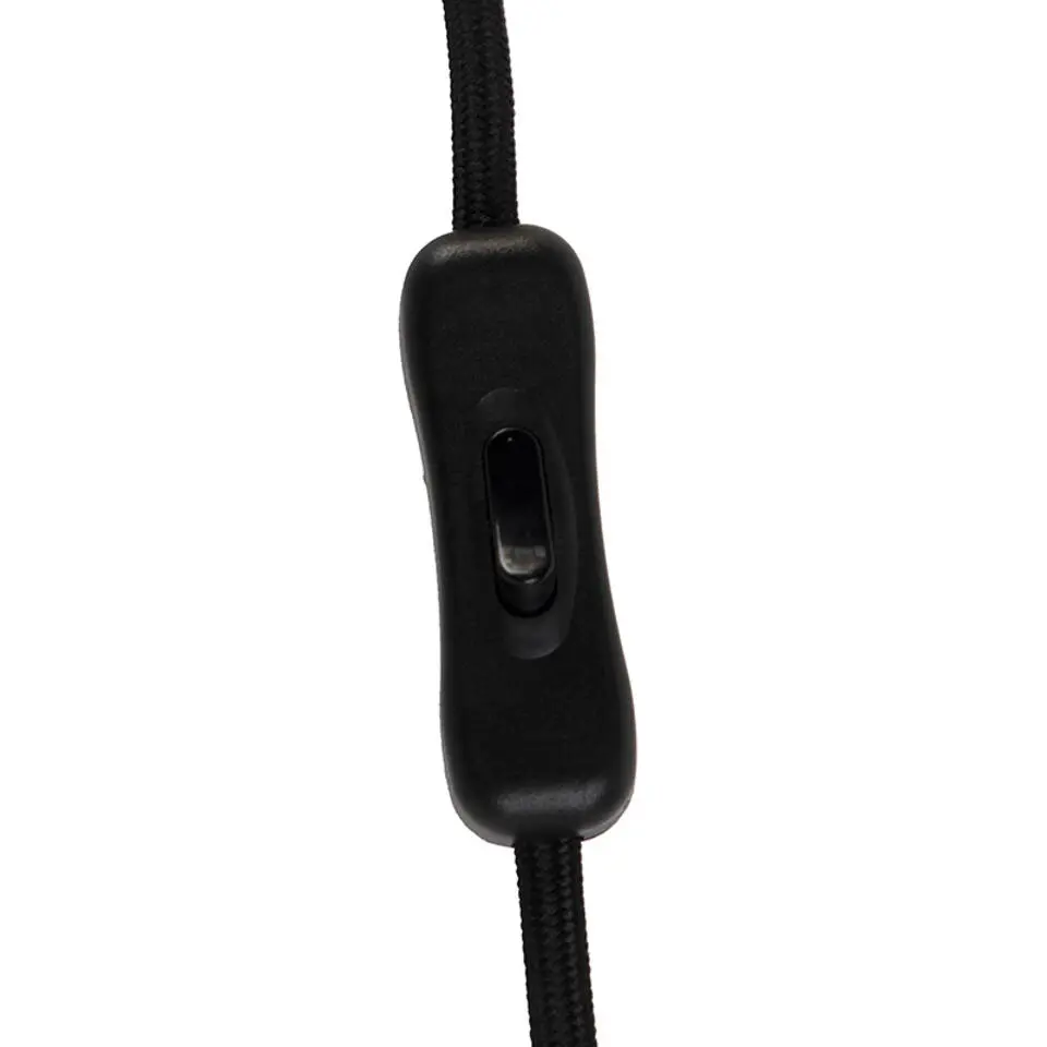 Qazqa wandlampen chappie zwart e27