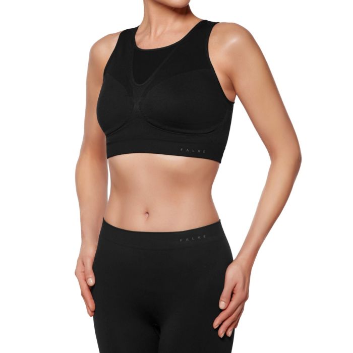 Falke Dame BH Bra Top Cup A/B Sort