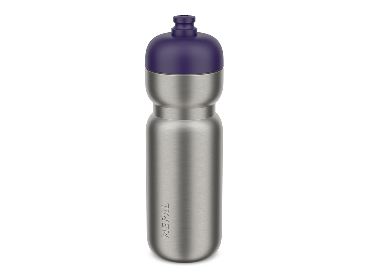 Mepal Sport 800 ml RVS pull bidon - Midnight blue
