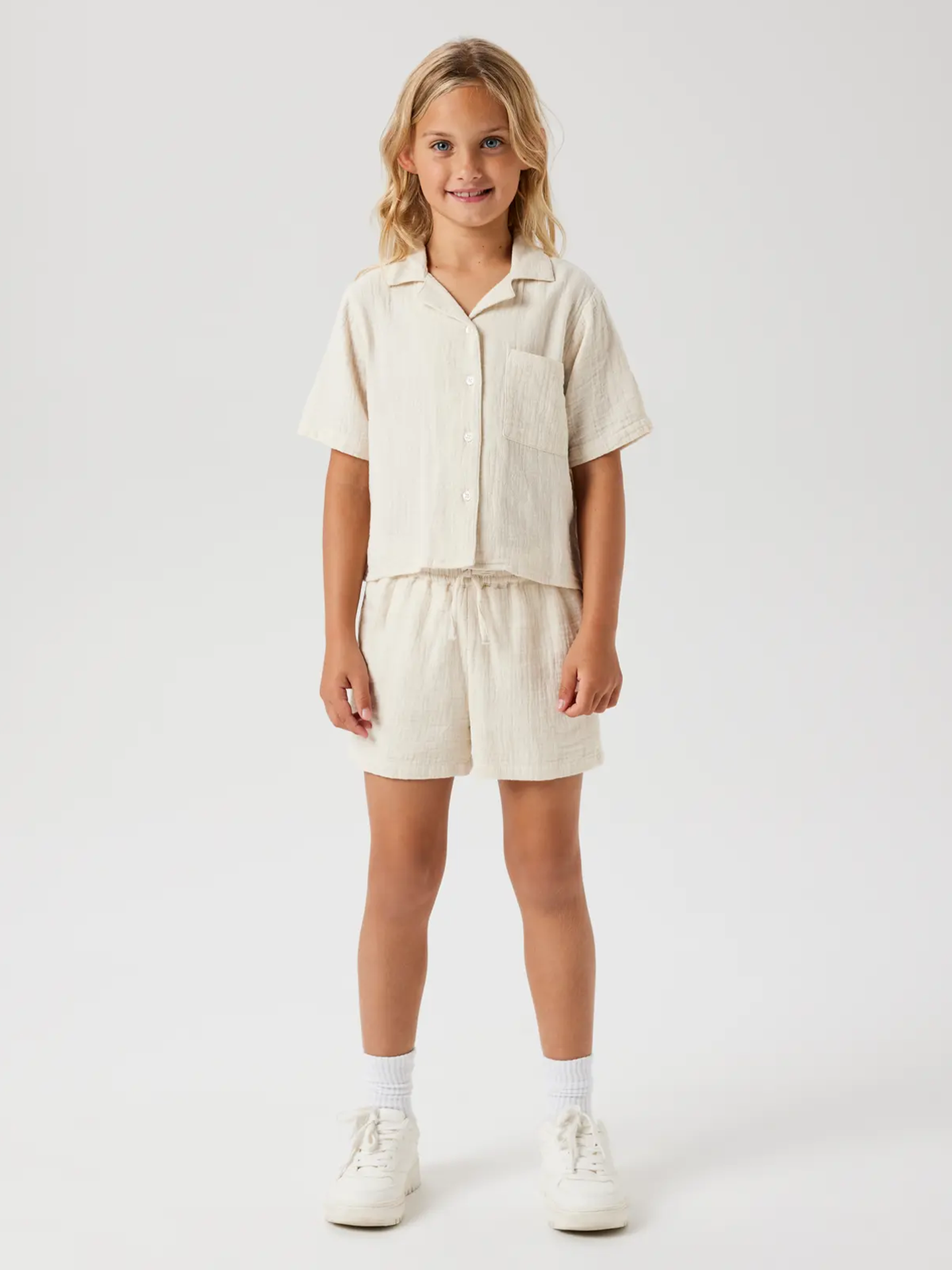 Jasmin Short Sleeve Short Shirt