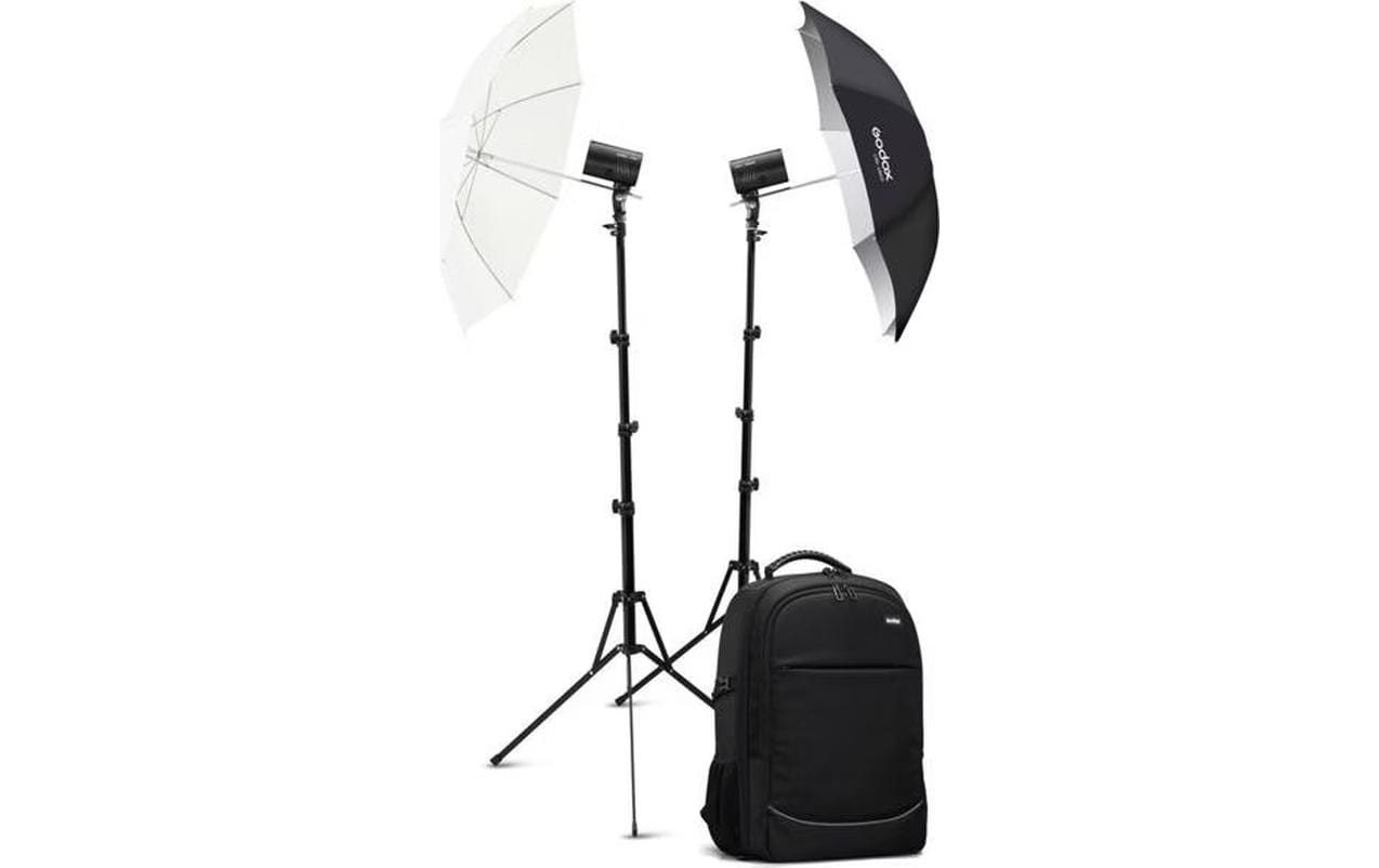 Blitzgerät AD100Pro Doppel-Kit<br>Tragbares Blitzgerät-Kit mit TTL und Akku für mobile Fotografie