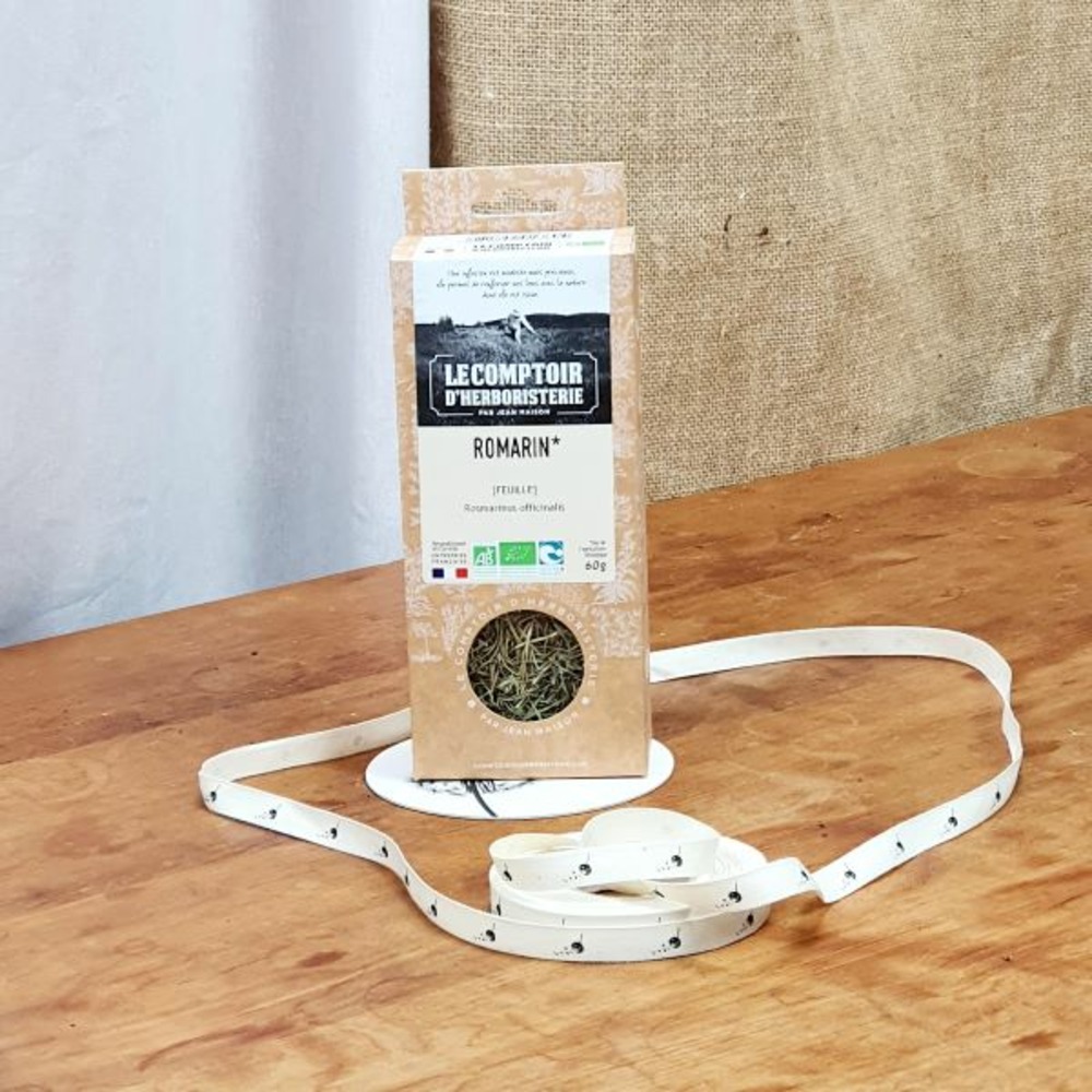 Coffret d'un romarin avec son infusion de romarin bio
