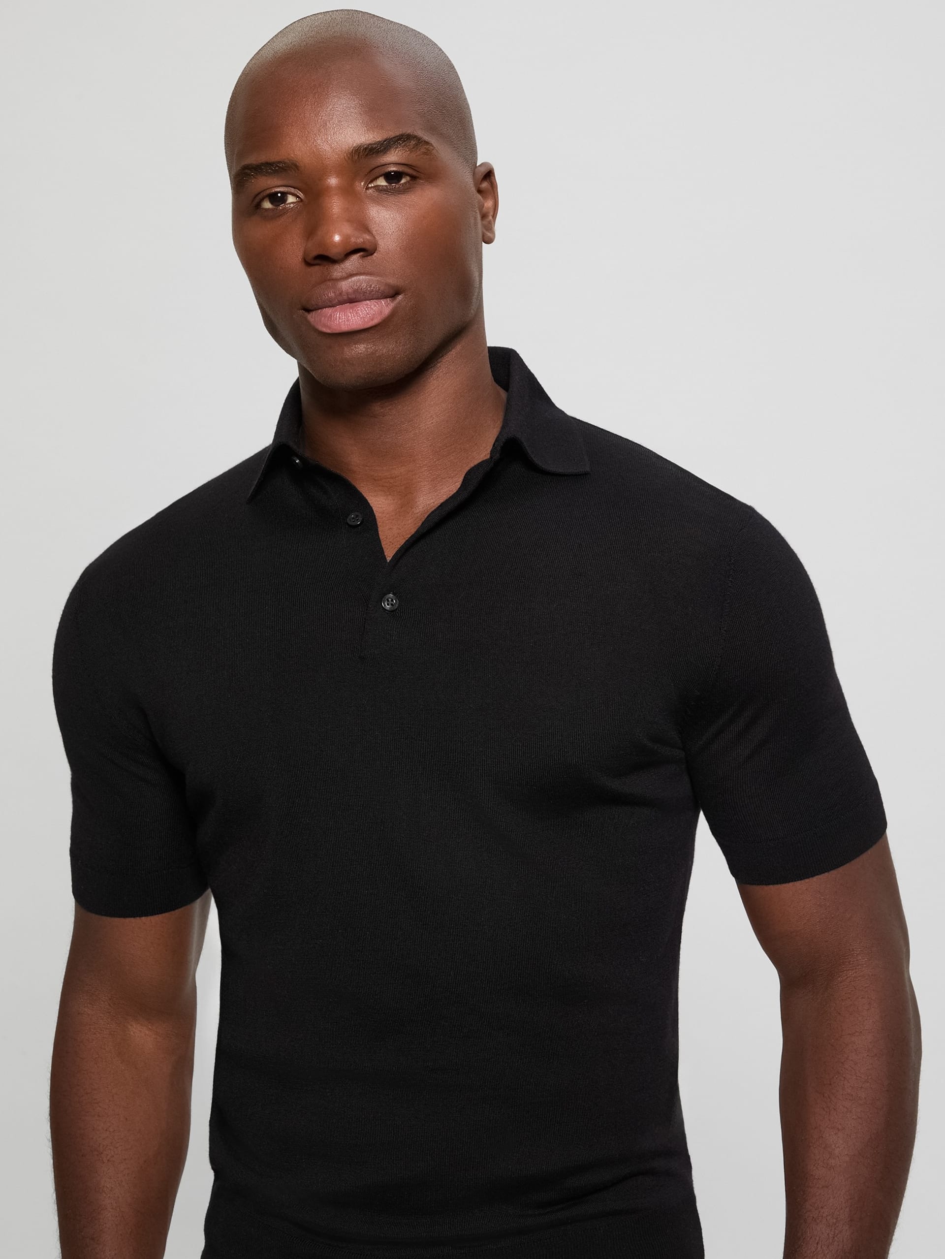 Suéter polo de lã Fred