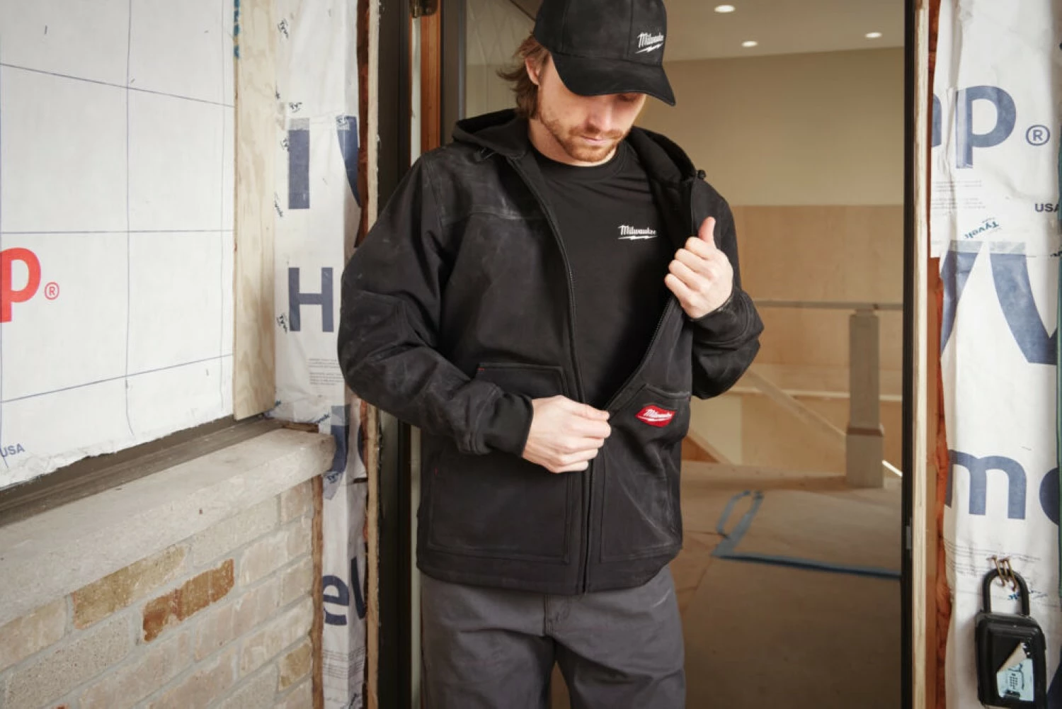 Milwaukee 4932498274 Freeflex Softshell jas met kapuchon - zwart - maat XL