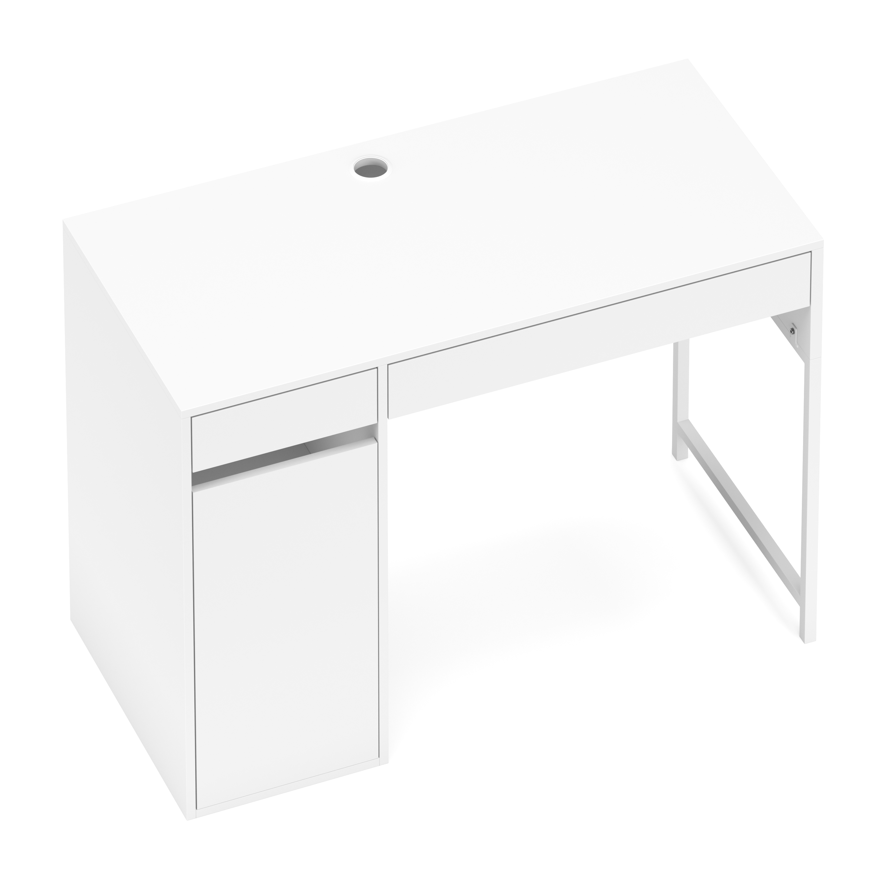 Schreibtisch EMIL 105 x 50 cm weiss