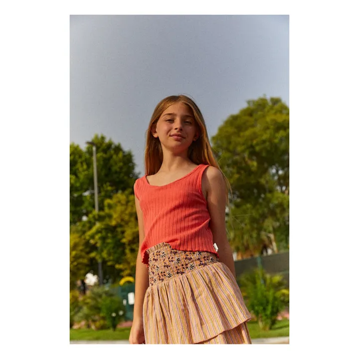 Hundred Pieces Débardeur Coton Bio | Tangerine