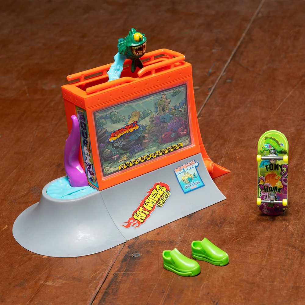Hot Wheels Skate Aquarium Skatepark Set