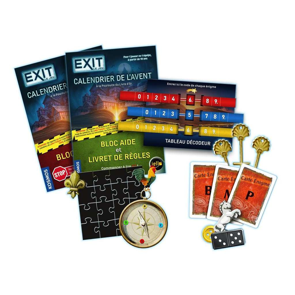 Exit : Calendrier de l'Avent - A la Poursuite du Livre d'Or