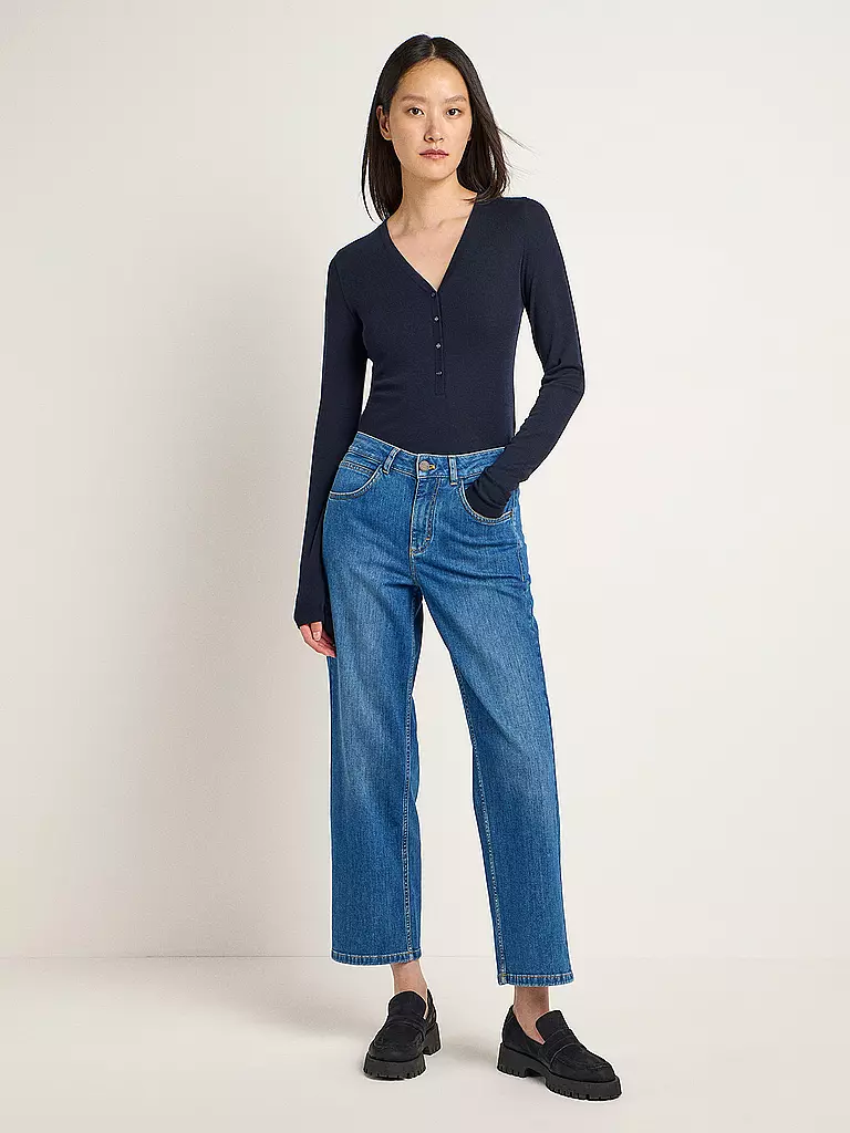 LANIUS Jeans Relaxed Fit 7/8 blau
