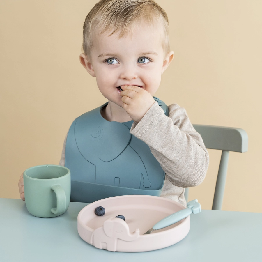 Done by Deer™ Lätzchen Peekaboo Elphee Blau,  2-er Pack