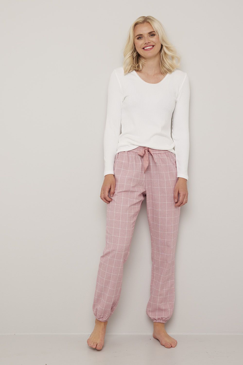Pyjamasbukse i flanell