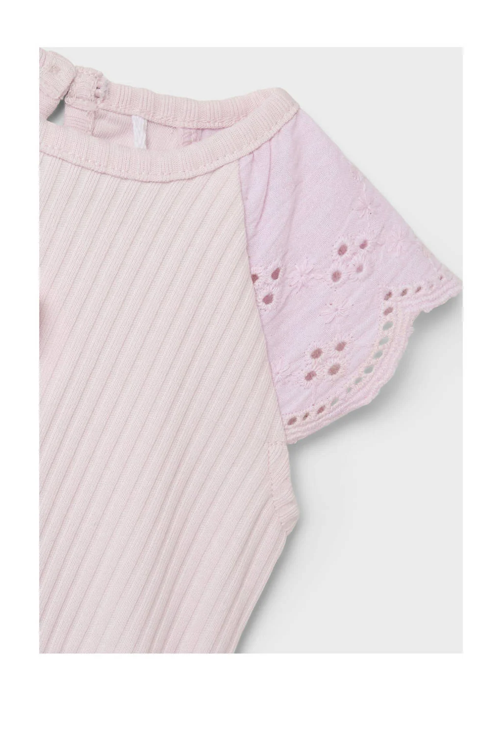 NAME IT t-shirt lila broderie