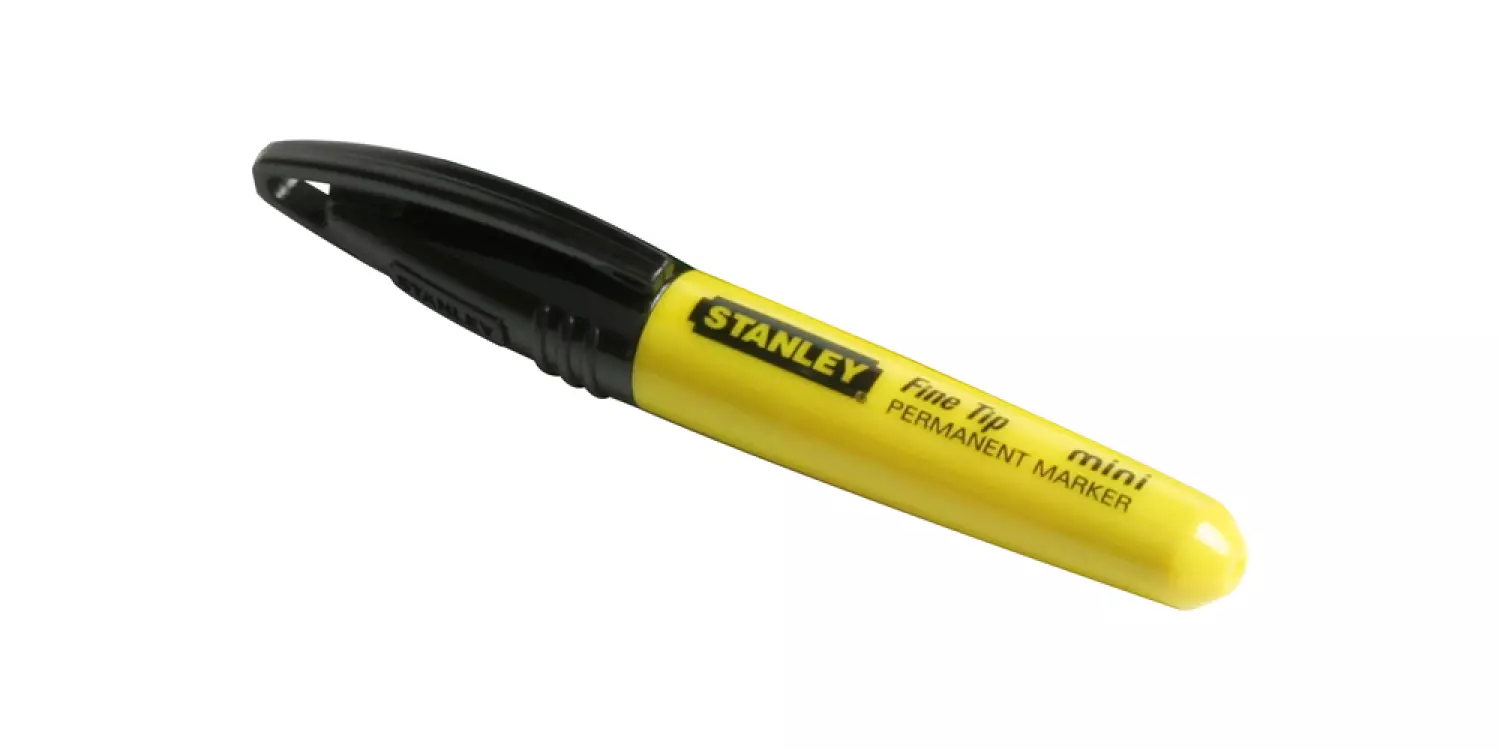 Stanley 1-47-324 Markeerstift Mini - Zwart