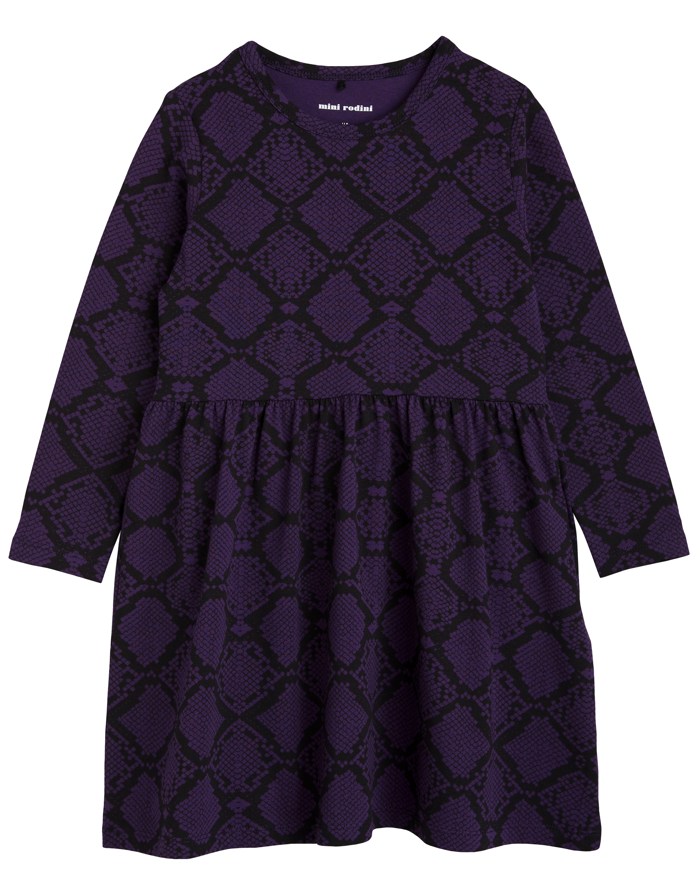 Langarmkleid SNAKESKIN in purple
