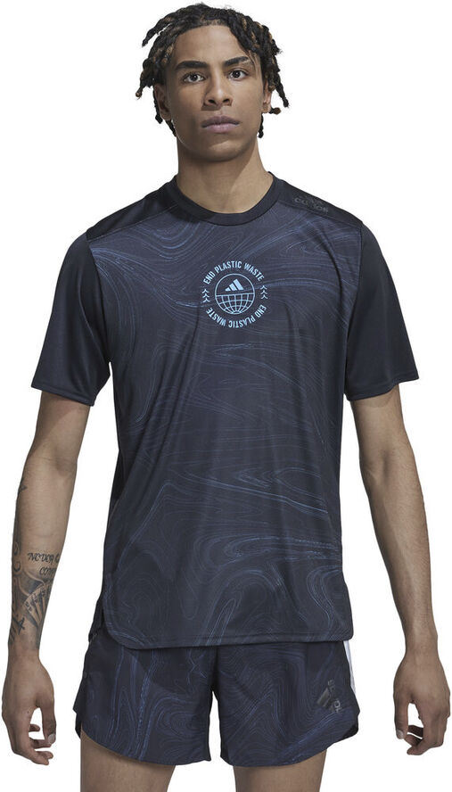 adidas Designed for Running for the Oceans T-shirt Blå