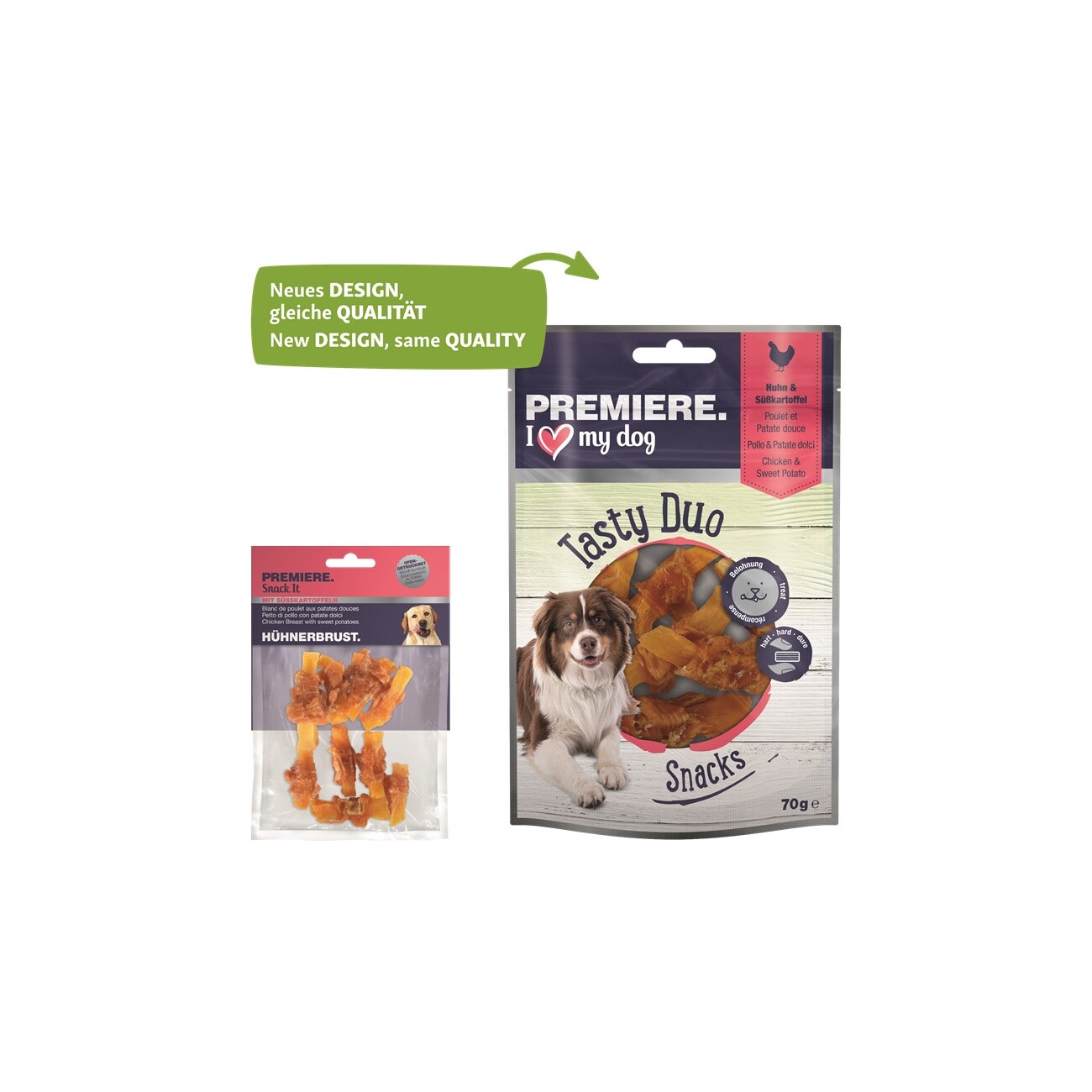 PREMIERE Tasty Duo Huhn mit Süßkartoffel 7x70g