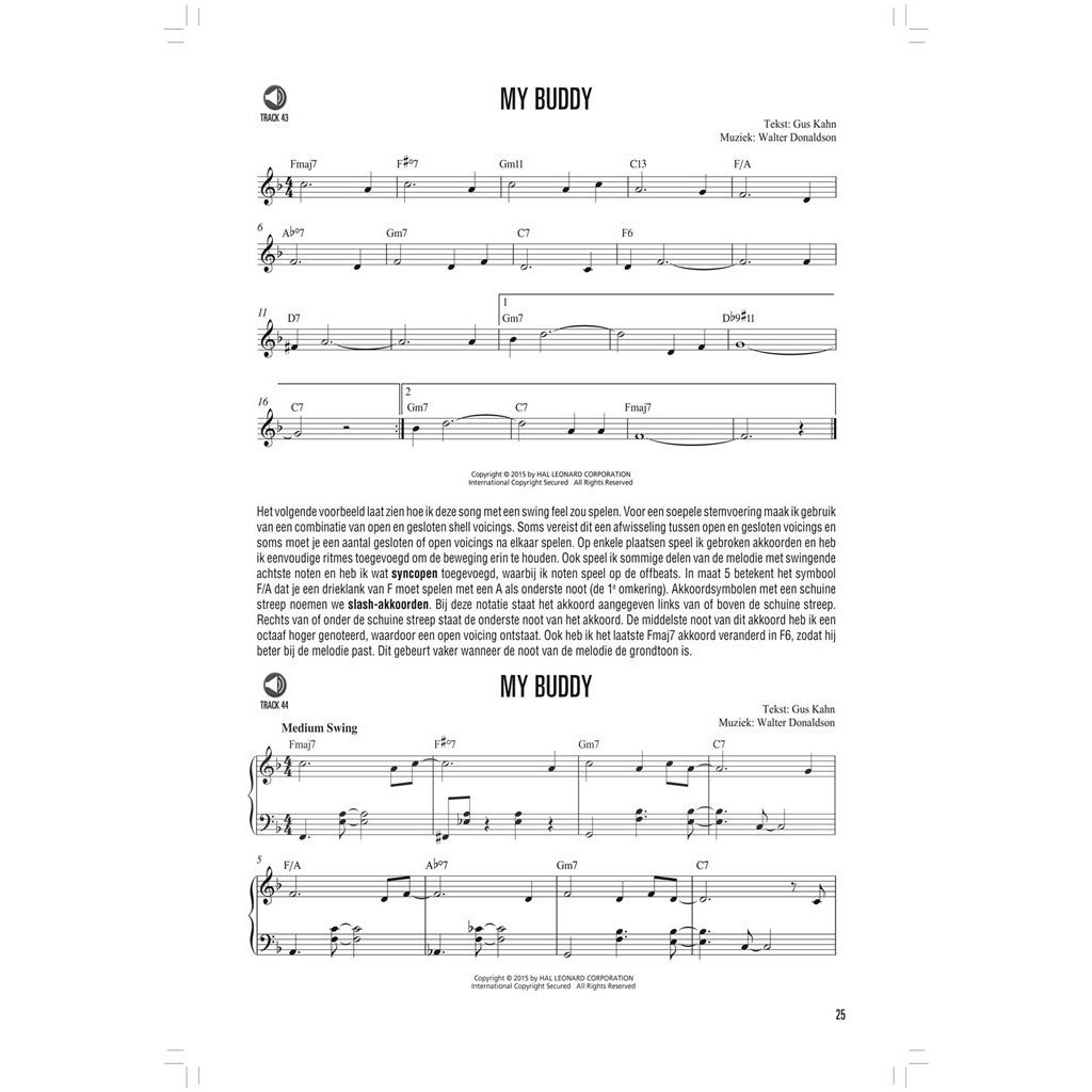 Hal Leonard Methode voor Jazzpiano een praktische gids voor een authentieke speelstijl