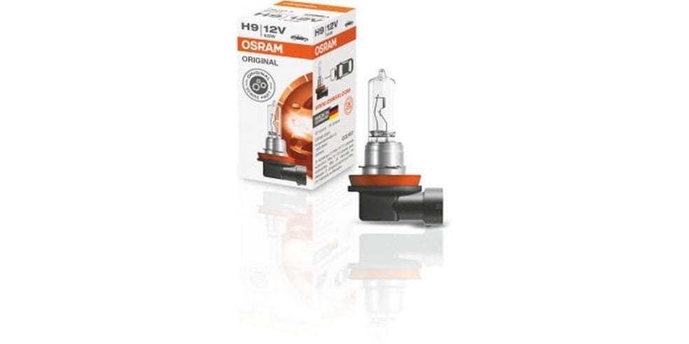 OSRAM Glühlampe H9 12V 65W PGJ19-5 PKW Halogen-Scheinwerferlampe