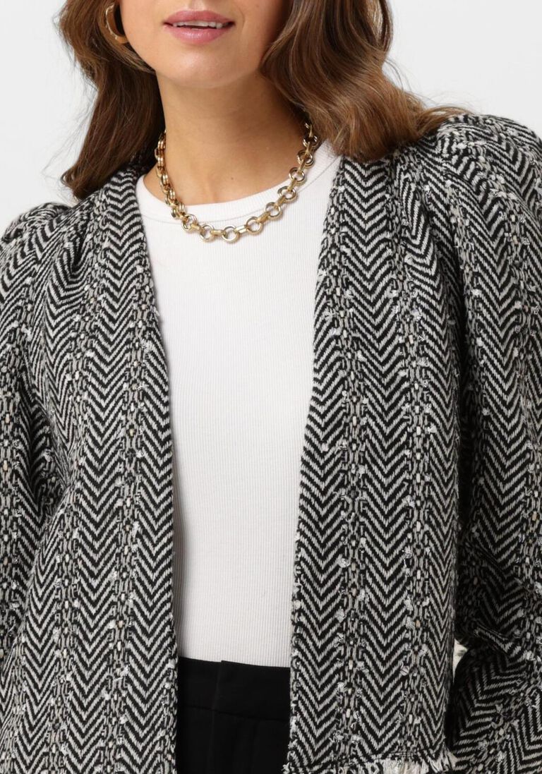zwarte co'couture jack alvie boucle jacket
