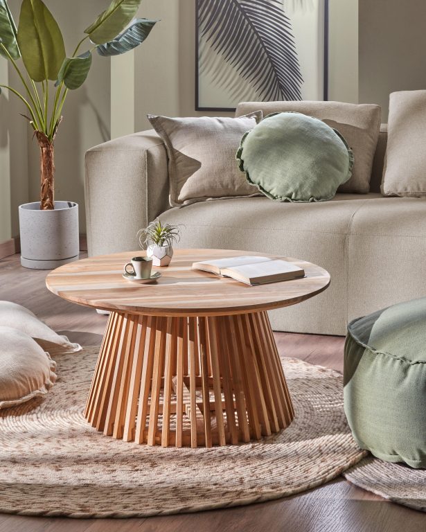 Kave Home Jeanette salontafel 80 naturel