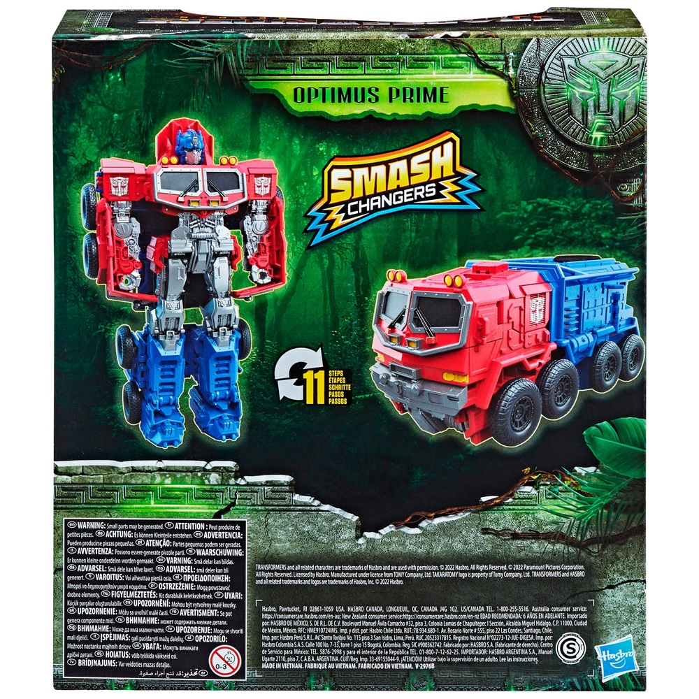 Transformers: Rise of the Beasts Smash Changer 23cm Optimus Prime Actionfigur