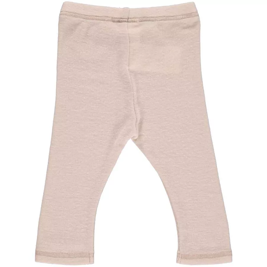 Müsli Babyleggings aus Merinowolle rose