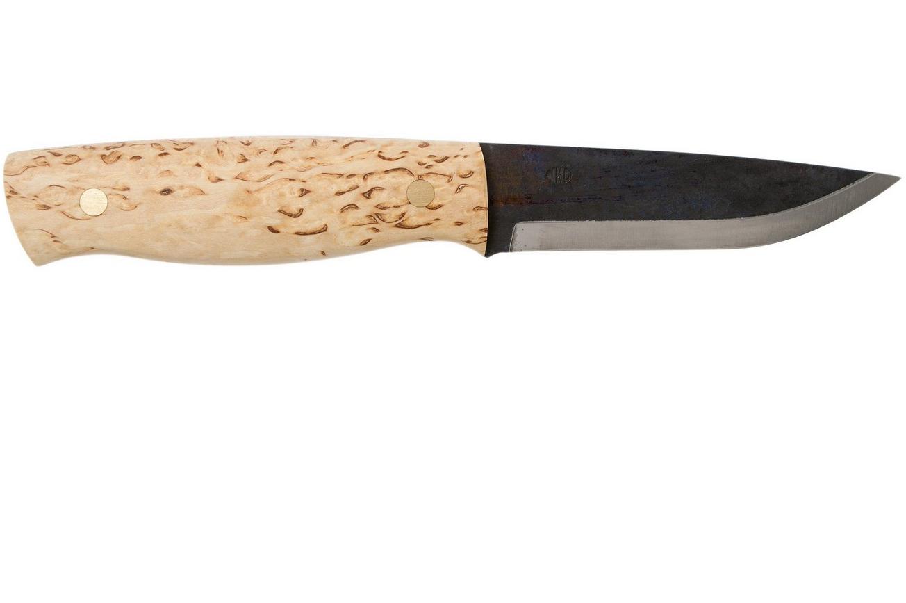 Nordic Knife Design Forester 100 Curly-birch, 2001 vaststaand mes