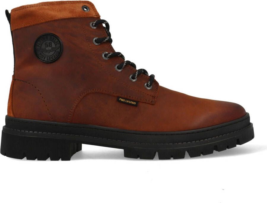 PME Legend Lexingter Veterboots Laarzen Met Veters Heren Cognac