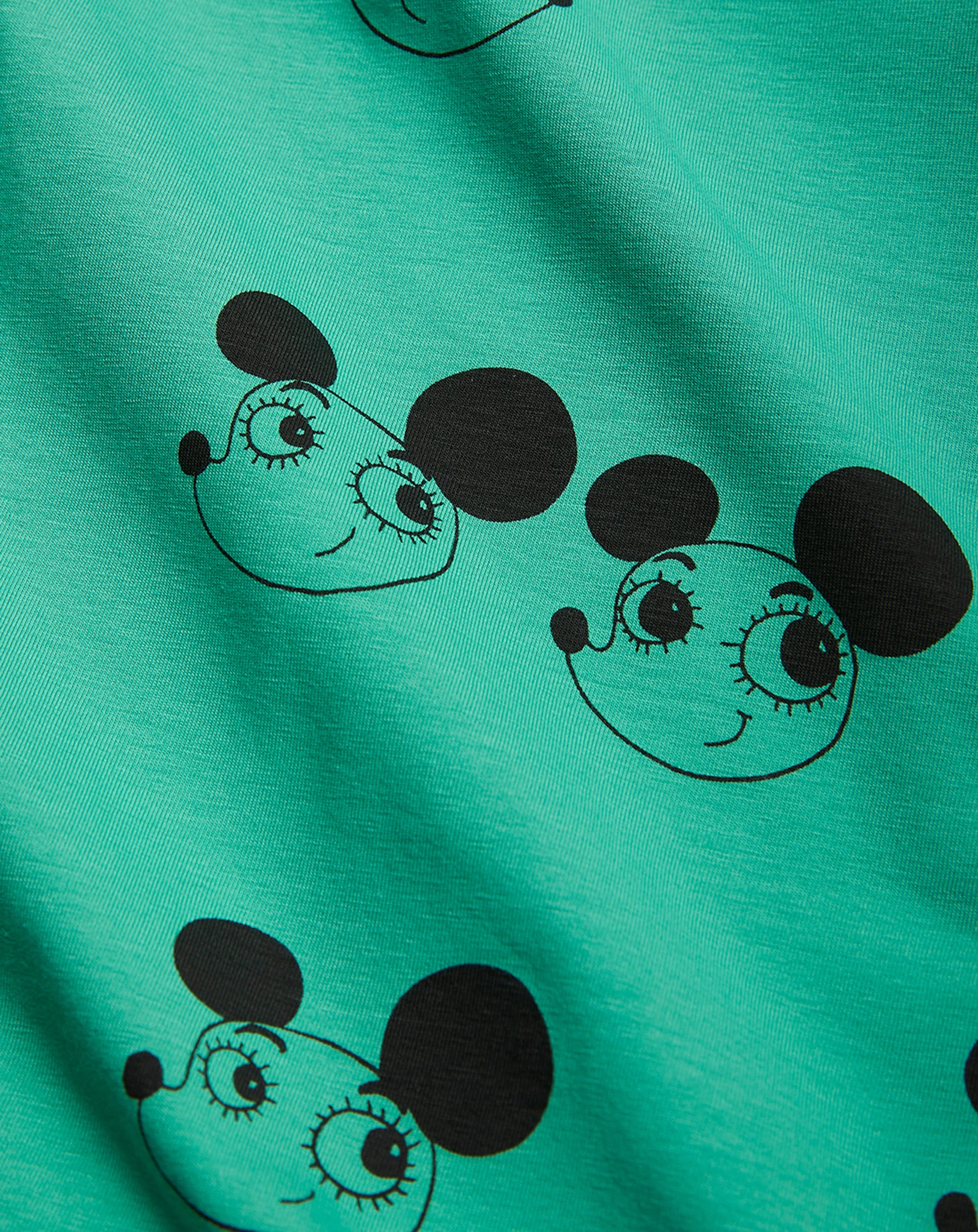 Langarm-Kleid RITZRATS AOP in green