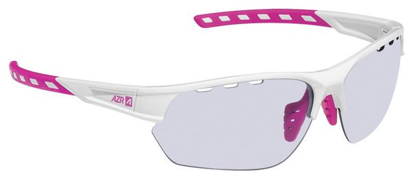 Lunettes AZR KROMIC IZOARD Blanc Fushia - Gris Photochromique Cat 0 à 3
