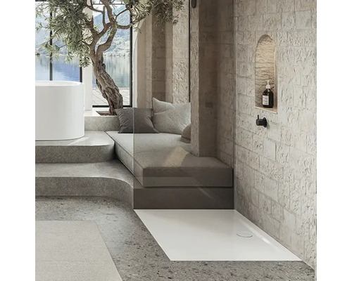 KALDEWEI SUPERPLAN ZERO 1524-1 douchebak, 90 x 90 x 3,2 cm, alpinewit glanzend, 352400010001