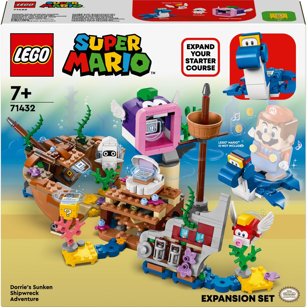 LEGO Super Mario 71432 Dorries Abenteuer im versunkenen Schiffswrack
