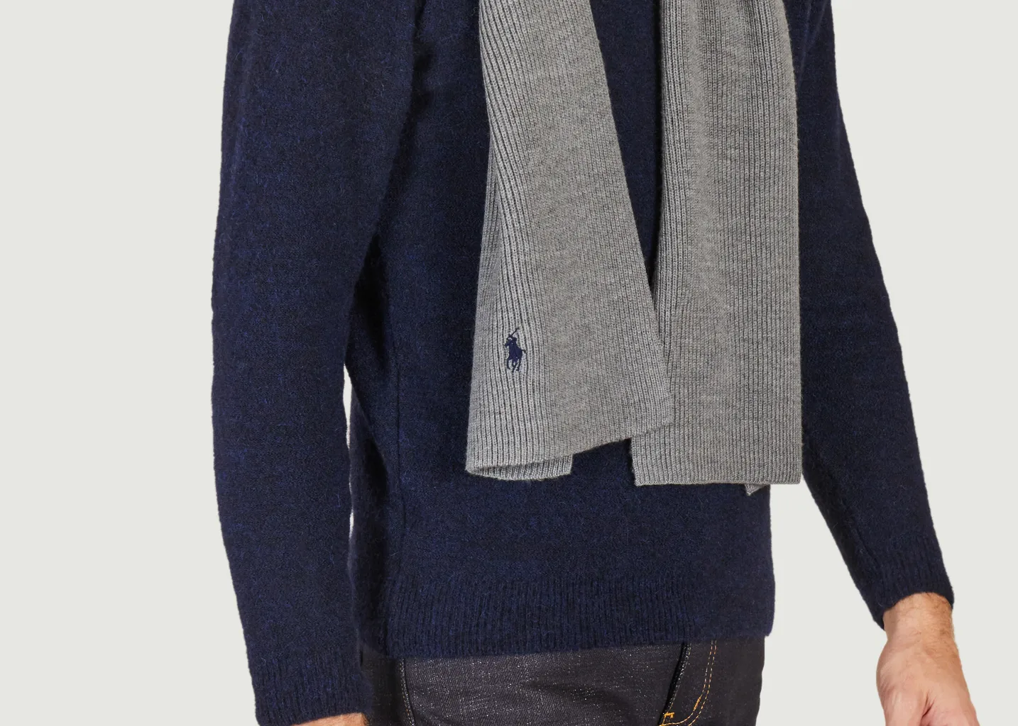 Echarpe siglée en laine mérinos Polo Ralph Lauren