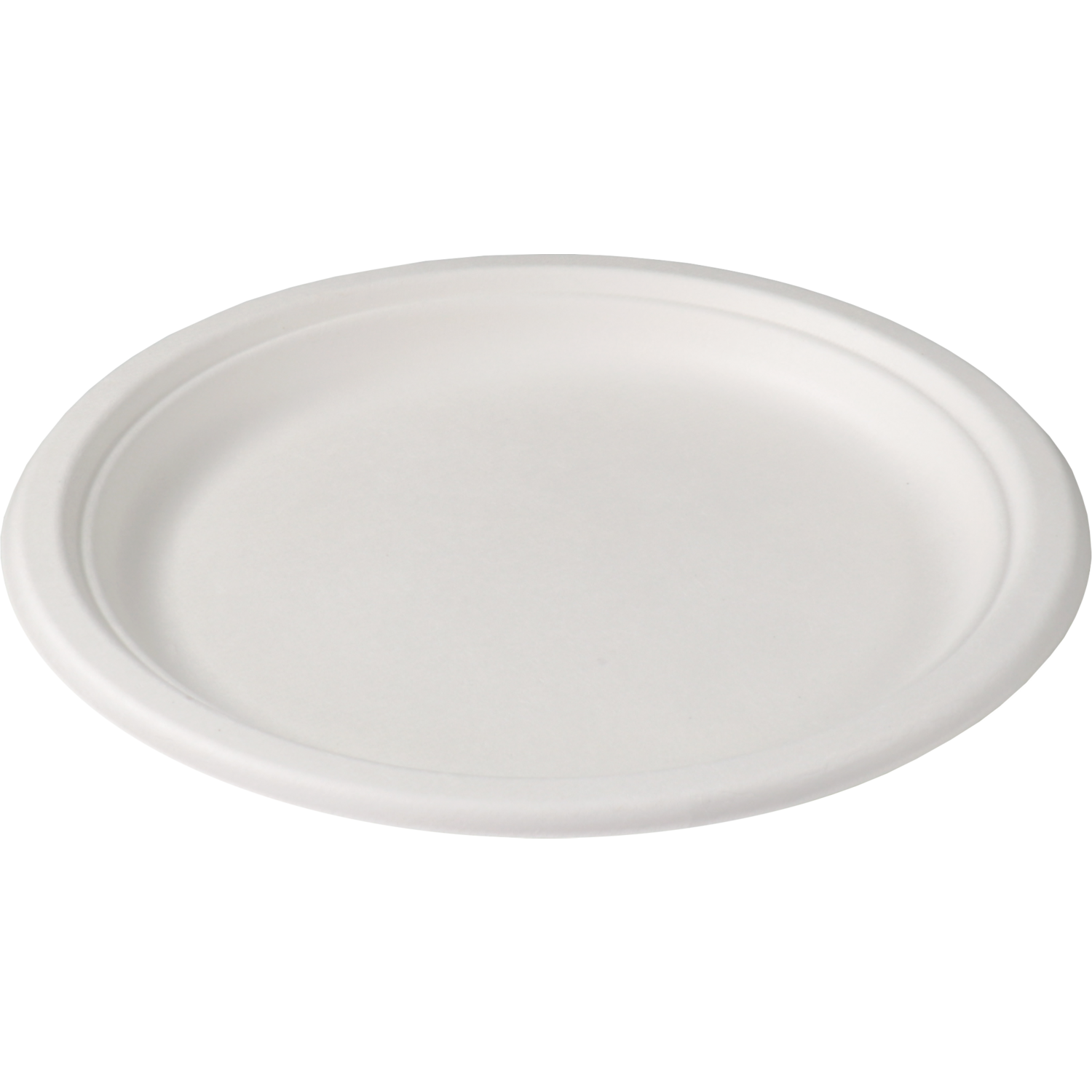 Depa Bord, rond, 1-vaks, bagasse (suikerrietpulp), Ø23cm, wit