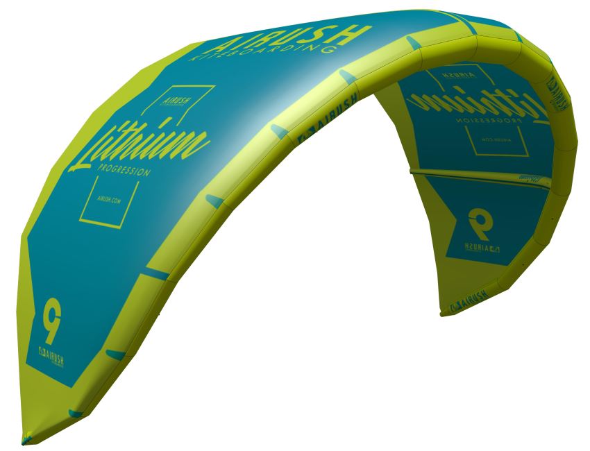 Airush Lithium progresion V3  - 6m² nue Teal/Lime