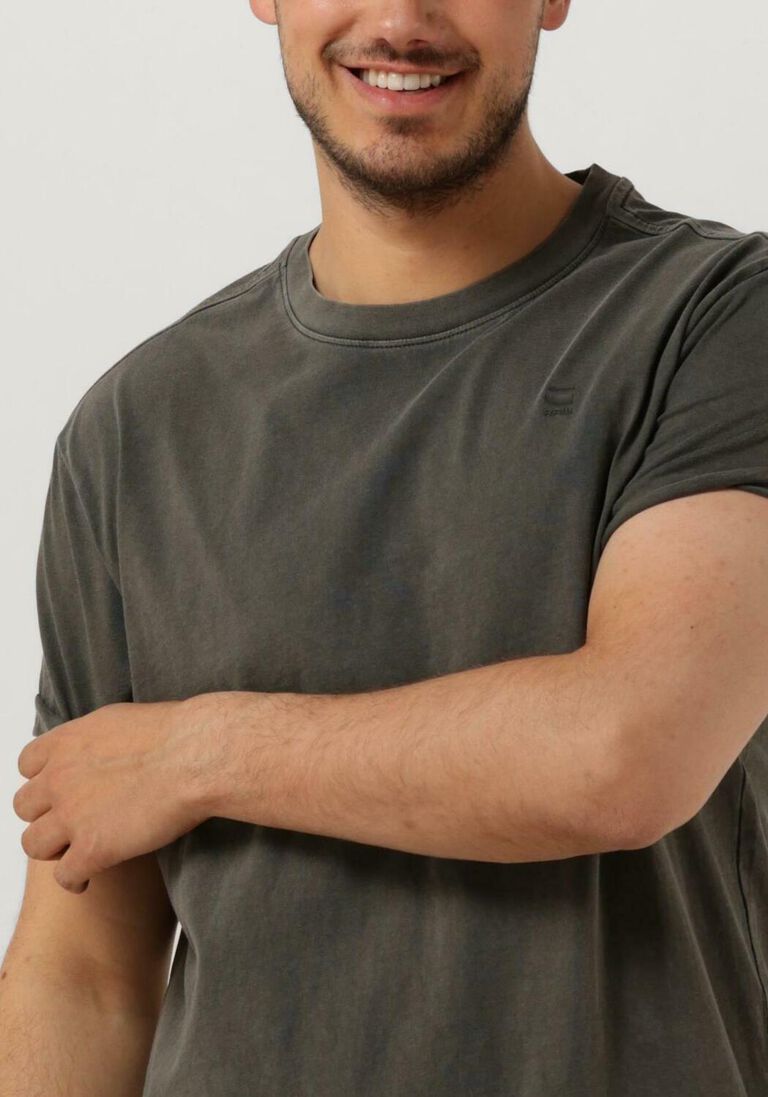 G-STAR RAW grijze g-star raw t-shirt lash r t s\s