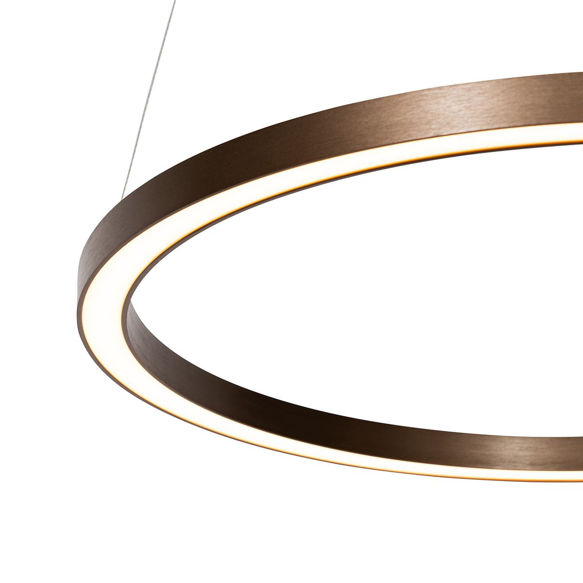 Hanglamp brons 60 cm incl. LED 3-staps dimbaar - Girello