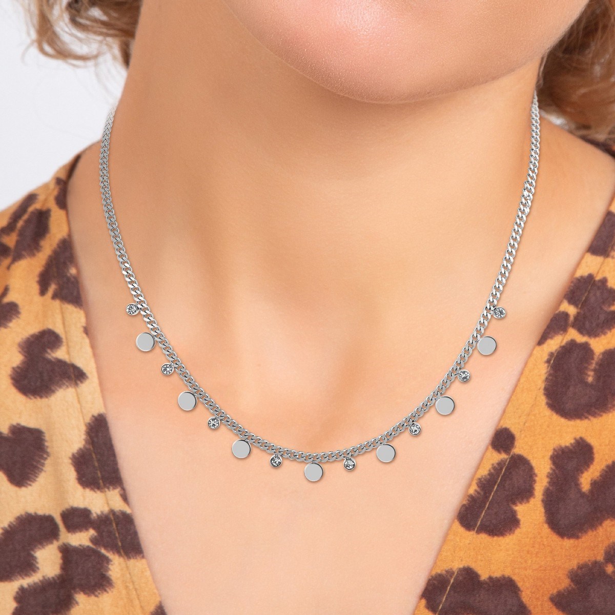 Collier SC Crystal orné de Cristaux scintillants