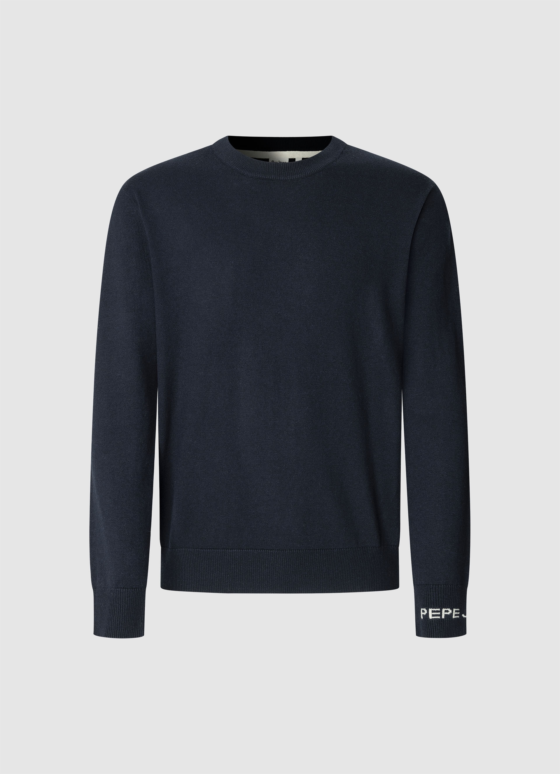 Pepe Jeans Strickpullover »ANDRE CREW NECK«, mit Rundhals, Logo-Jacquard