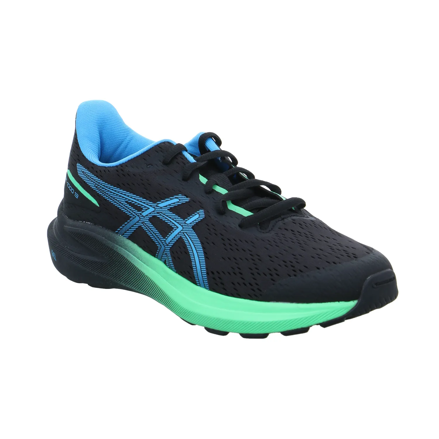 ASICS Kinder Sportschuh Schwarz Synthetik