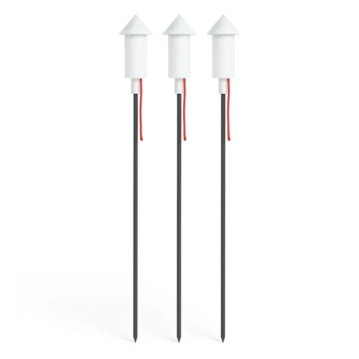 Fatboy - Prêt a Racket Solarleuchte, weiss (3er-Set)